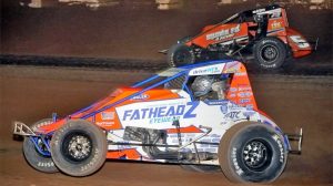 Lead Battle USAC Sprints Western World 111221