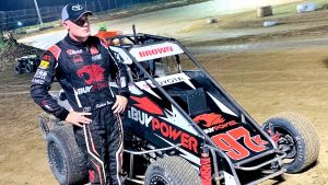 BROWN ON POWRi MIDGET PODIUM