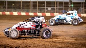 BALLOU'S ANGELL PARK USAC SPRINTCAR WIN