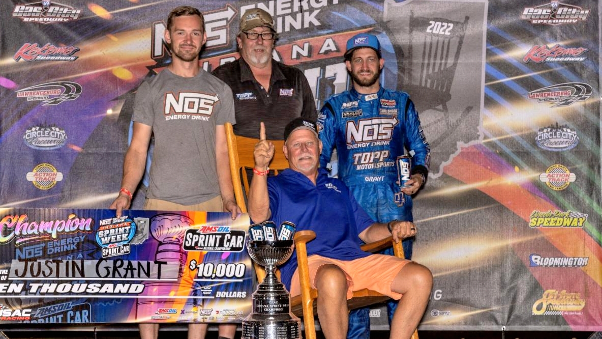 GRANT'S USAC SPRINT WEEK MILESTONE Speedway Illustrated News