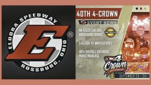 $40K BONUS FOR ELDORA 4-CROWN SWEEP
