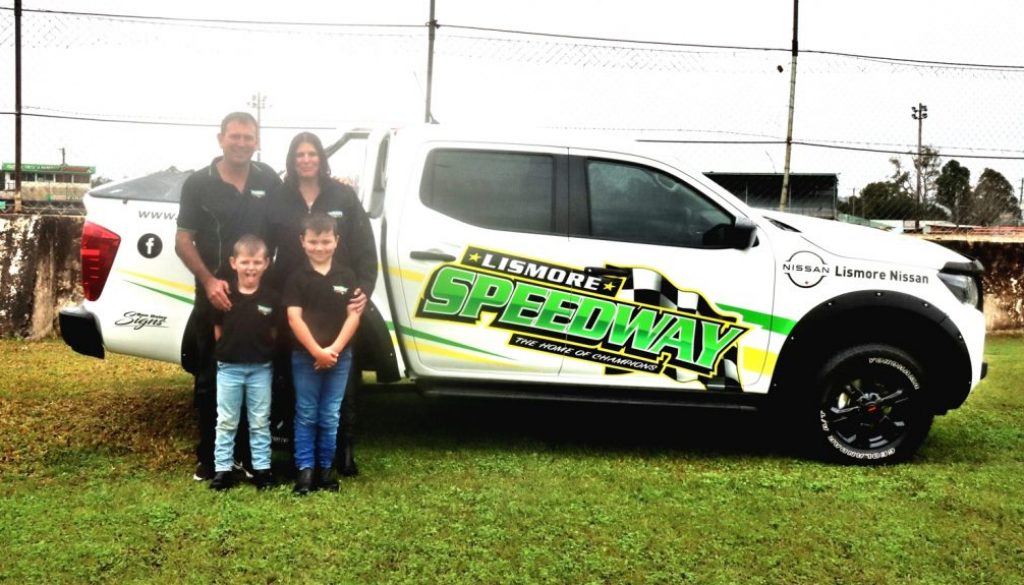 Mick and Kim Sauer - new Lismore Speedway promoters.