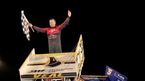 Premier Speedway_January 1 Sprintcar feature winner_Photo by Corey Gibson