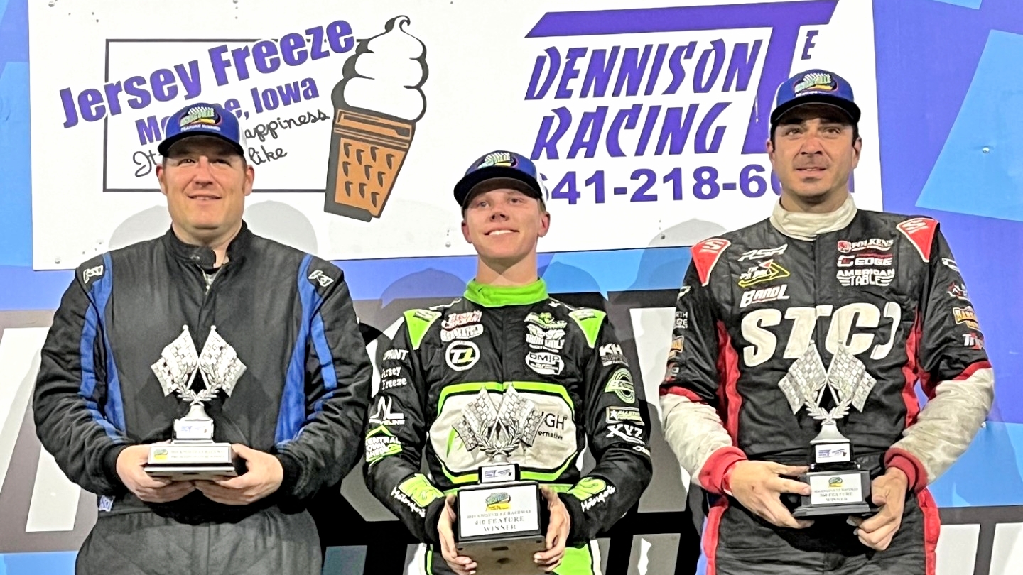CHASE RANDALL SCORES FIRST KNOXVILLE 410 FEATURE WIN Speedway Illustrated News