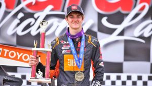 TIMMS BACK-TO-BACK AT THE BURG... CURB'S 200TH USAC WIN