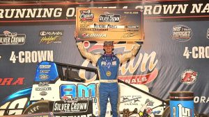 MOLES' FIRST CAREER USAC SILVER CROWN WIN AT ELDORA