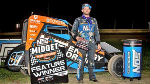 GRANT’S USAC RECORD SETTING WIN