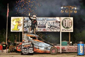 763 DAYS LATER... MILLER IS A USAC MIDGET WINNER AGAIN!
