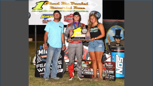 EDWARDS NOTCHES INITIAL USAC MIDGET WIN