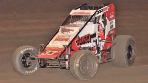 RJ JOHNSON LEADS USAC - CRA SPRINTCARS TO PERRIS OCTOBER 18