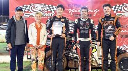 Speedcar podium