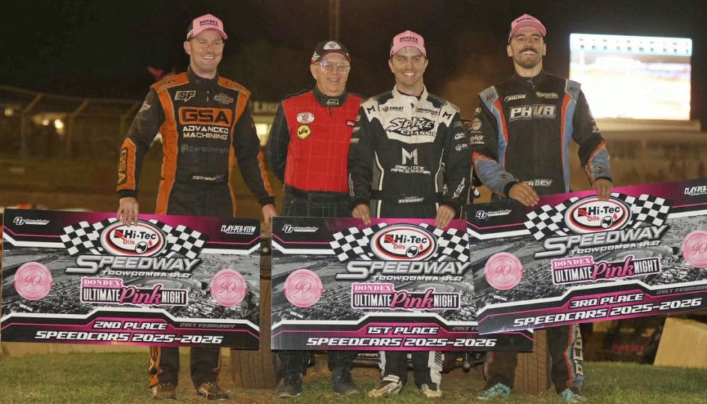 #CROP Speedcar Podium Pink Night with Barry Lane
