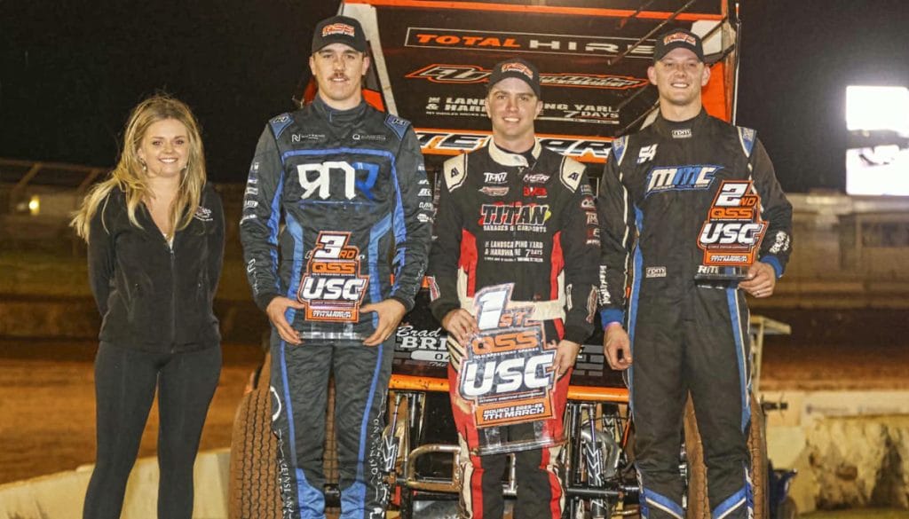 CROP Sprintcar Podium round 6