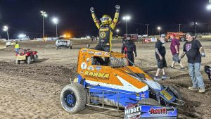 18 YEARS LATER! SARNA IS A USAC WINNER AGAIN AT IMPERIAL VALLEY