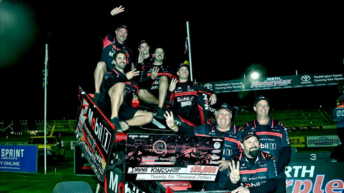 Michael Perth Perth Racing PERTH MOTORPLEX: CHAMPION'S REFLECTION ON A THREE_PEAT - Speedway ...