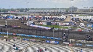 KNOXVILLE 410 PRACTICE NIGHT SEES 37 CARS!