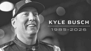 NASCAR CHAMPION KYLE BUSCH DIES