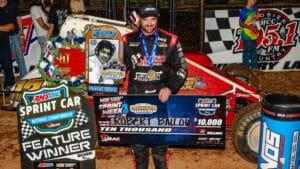 BALLOU BAGS BLOOMINGTON’S SHELDON KINSER MEMORIAL ON FINAL LAP