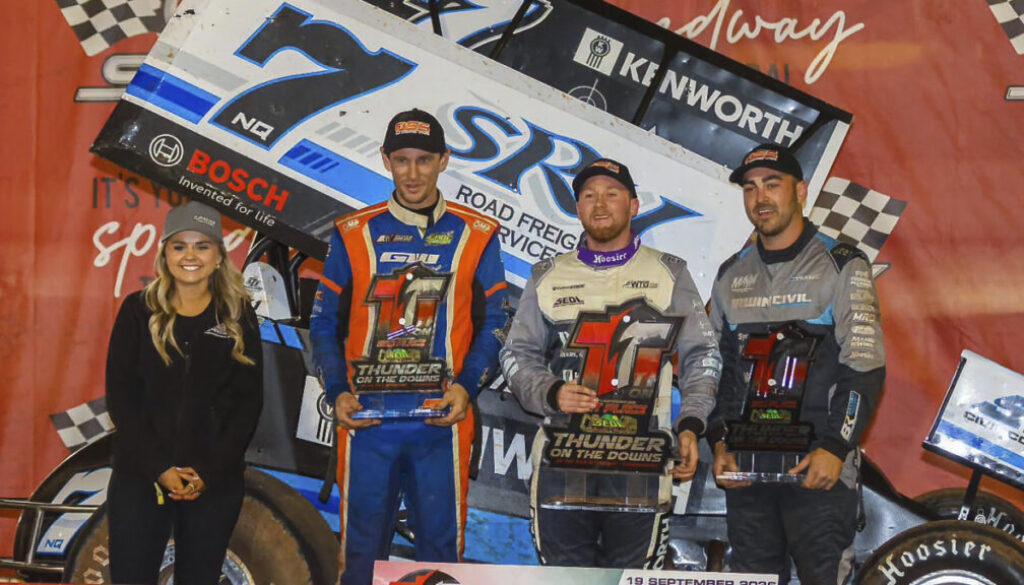 Night 2 Podiun Sprintcars